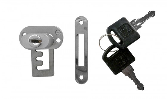 CORDIA Serrure pour porte alu cadre encastrée 1 battant