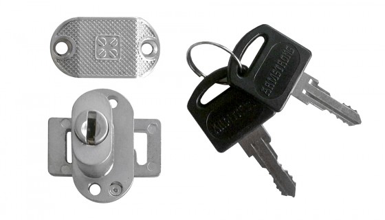 CORDIA Serrure pour cadre alu porte battante 2 vantaux
