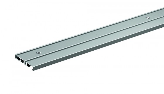HETTICH 9227183 SlideLine M guidage supérieur/inférieur double 2000mm alu anodis
