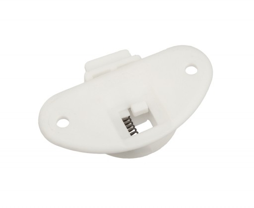 StrongLine quincaillerie plastique pour portes coulissantes coulisse sup blanc