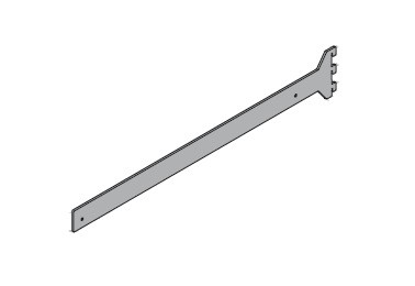 VERTIKO support d'étagere 300x18 gris VERTIKO support d'étagere 300x18 gris