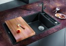 BLANCO 523509 évier Axia III XL 6 S InFino avec excentr.Silgranit PuraDur café