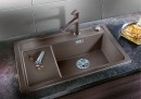 BLANCO 523782 Évier Zenar XL 6S Compact InFino avec excentr.Silgranit tartufo