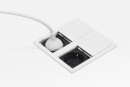 VersaHit Dual 2x230V (Schuko), blanc RAL9010