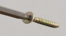 UNIQUADREX Vis a bois 4x35mm tete fraisée zinc jaune