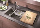 BLANCO 524643 Evier Axia III 6 S Silgranit PuraDur anthracite