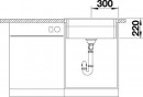 BLANCO 524548 Évier Etagon 6 sans excentrique Silgranit PuraDur café