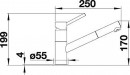 BLANCO 525038 Robinet Kano-S anthracite/chrome