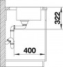 BLANCO 525108 Évier Lemis 6-IF sans excentrique inox brossé