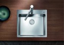 BLANCO 523393 Évier Claron 500-IF/A DX Durinox inox