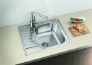 BLANCO 525122 évier Dinas 45 S Mini sans excentrique inox brossé