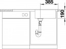 BLANCO 524254 Évier Dinas XL 6 S sans excentrique inox brossé