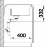 BLANCO 524529 Évier Etagon 6 s excentrem Silgranit PuraDur anthracite