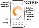 TL télécommande CCT ROUND LED 4 canaux