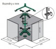 KES 260500 Revo 90°, mécanisme d'angle