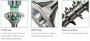 SPAX vis a bois 3,5x35 tete fraisée TXS,W,4C MH, inox A2