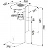 FRANKE Extracteur TURN FTU 3805 XS inox