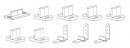 K-TERNO ensemble pour ouverture progressive 4 portes