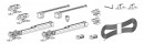 TERNO Classic synchro ensemble pour quincaillerie intérieure 2x amortisseur 80kg