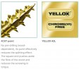 SPAX vis a bois 5x60 tete fraisée PZ,W,4C MH zinc jaune