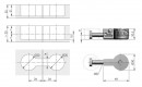 K-IF Vis d'assemblage plateau Quick 30/52mm + contre-plaqué plastique