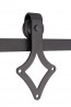 K-StrongLine Barnio quincaillerie pour portes coulissantes Square 2m sans amorti