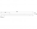 MILADESIGN canal Linear LN1604 argent