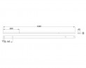 MILADESIGN canal Linear LN1304 argent