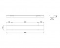 MILADESIGN LN0004 rail suspendu Linear blanc MILADESIGN LN0004 rail suspendu Linear blanc