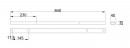 MILADESIGN canal Linear LN0903 blanc MILADESIGN canal Linear LN0903 blanc