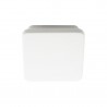 TULIP Knop Square blanc + vis
