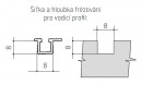 S-S03 profil de guidage alu elox 2m
