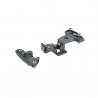 HETTICH 9072547 Selekta Pro 2000 cintre S19/15 cheville ressort noir