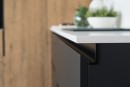 TULIP Gola porte profil J 4,1m noir mat