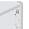 HETTICH 9239088 PTOs pour charnieres a amortisseur intégré blanc