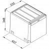 FRANKE trieur Cube 40 2x14l