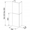 FRANKE accessoires 112.0197.447 conduit télescopique sortie ext. inox