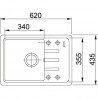 FRANKE Évier BSG 611-62 620x435mm onyx