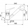 FRANKE Robinet FC 9547.071 onyx