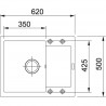FRANKE évier MRG 611-62 620x500mm cachemire
