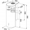 FRANKE Extracteur TURN FTU 3805 XS inox