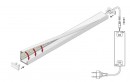 StrongLumio profilé LED Slash 8, 2000mm plast lait
