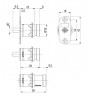 StrongLocks Serrure baionnette pour cylindre interchangeable 18mm droit