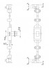 K-StrongLocks Serrure 3 voies pour cylindre interchangeable + tiges 1200mm De