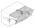 KES FREEfold abattant, 520-590mm, 2,4-4,9kg, Classic/eTouch