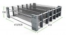 KES 005360 SpaceFlexx organisateur tiroirs pour Innotech prof. 500mm