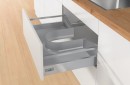 HETTICH 9204282 couvercle métalique évier/vasque argenté