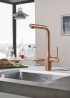 GROHE 30270DL0 Robinet ESSENCE Bec L avec douche duale brosse Warm Sunset