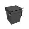 GOLLINUCCI Trieur 580 EVO 500mm avec tiroirs coulissants et couvercle 2x40l gris