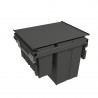GOLLINUCCI Trieur 580 EVO 600mm avec tiroirs + couvercle 2x29l+2x8l gris